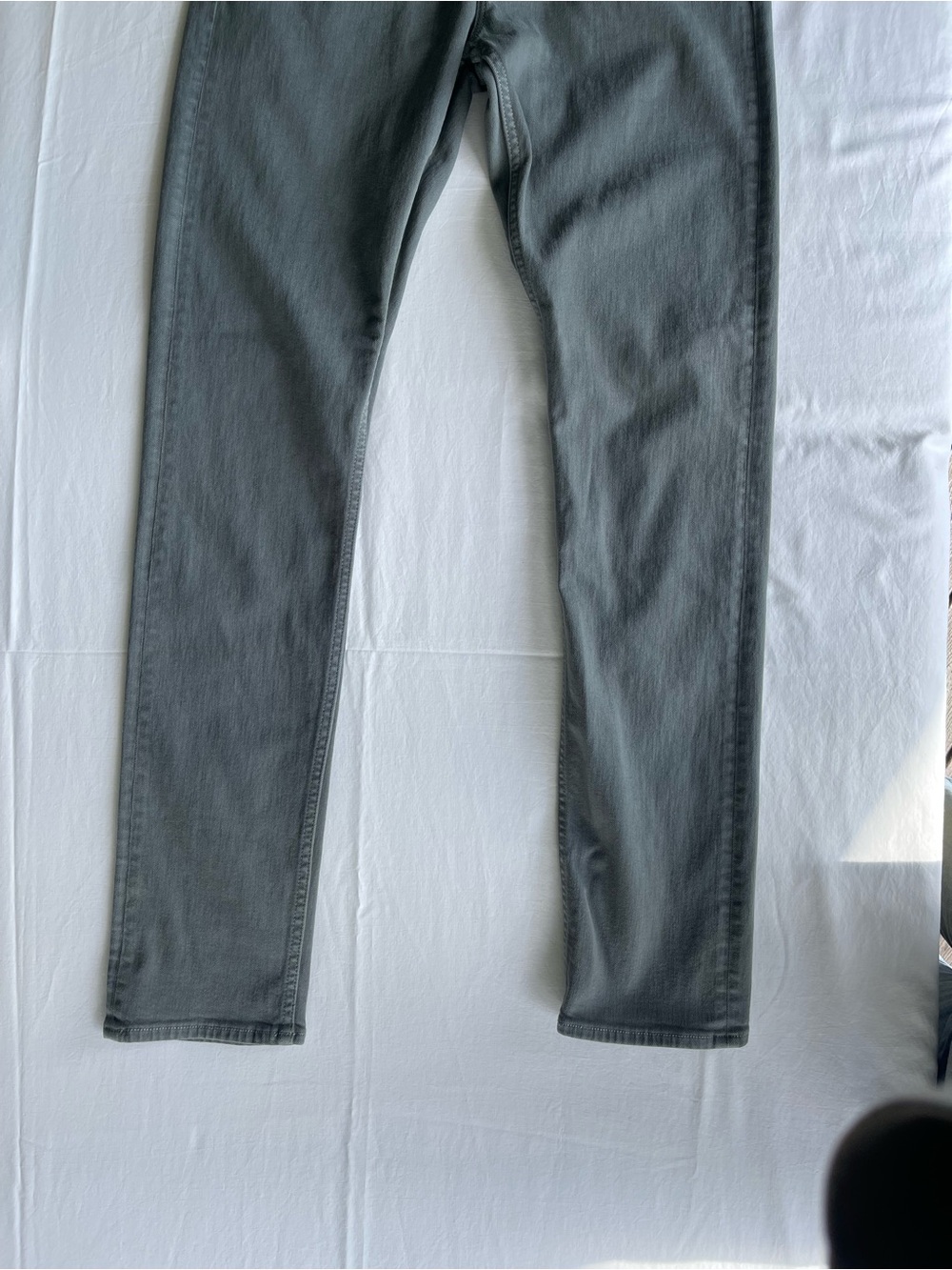 Men's Skinny Jeans in Charcoal Gray